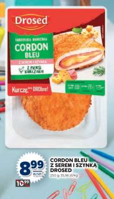 Cordon Bleu z serem i szynką Drosed