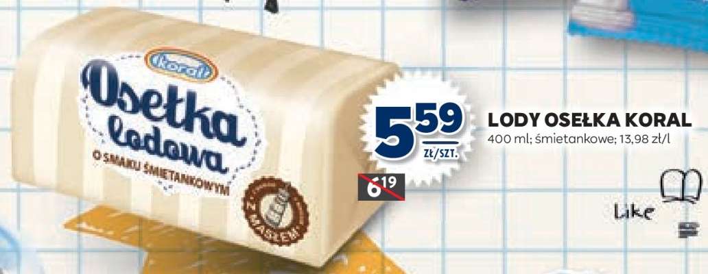 Lody Osełka Koral