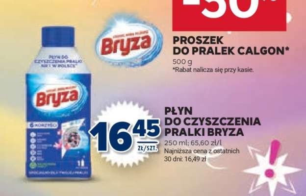 Płyn do czyszczenia pralki Bryza