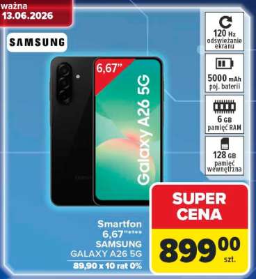 Smartfon 6,67" SAMSUNG GALAXY A26 5G