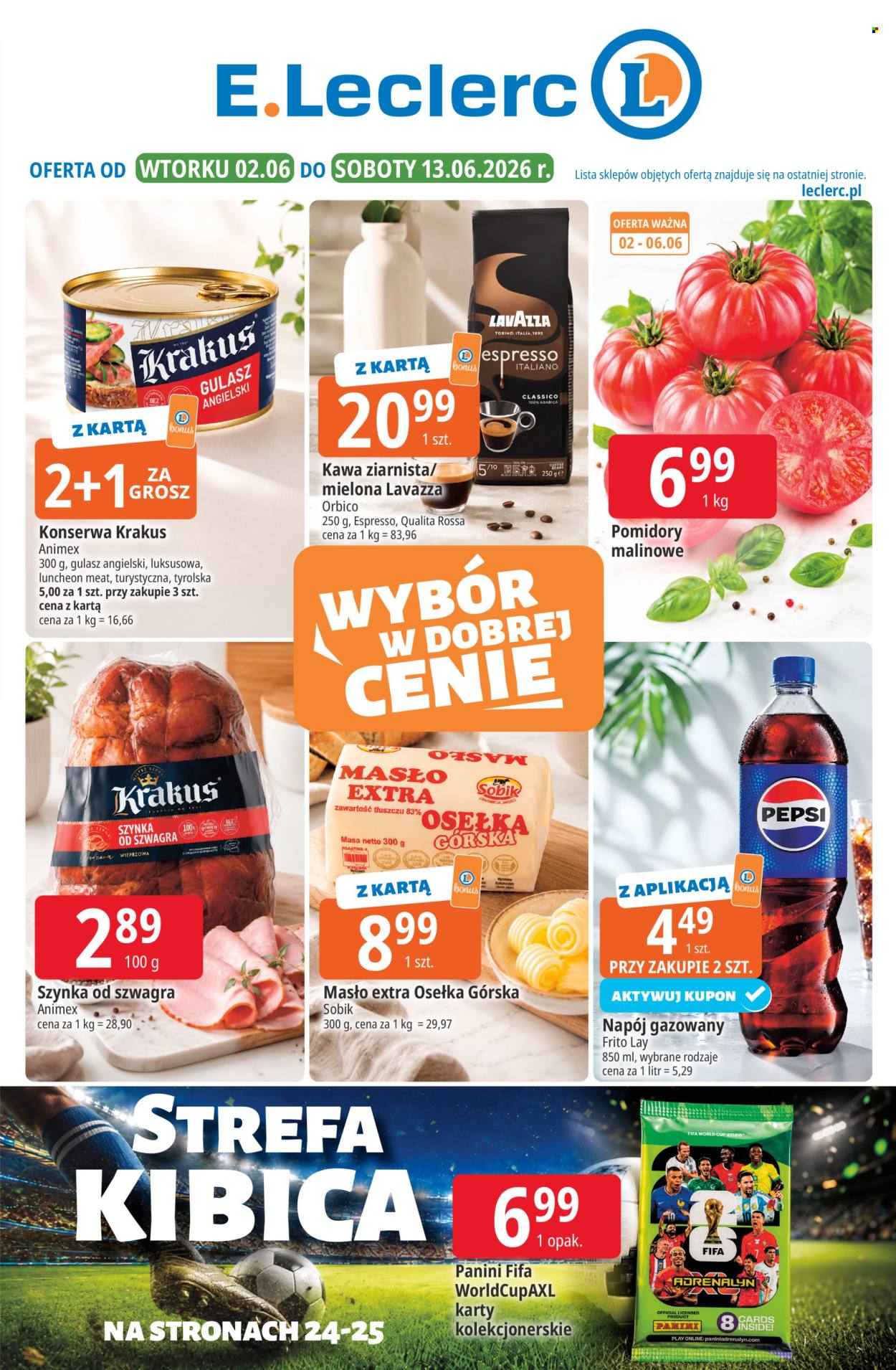 Gazetka E.Leclerc - 2.6.2026. - 13.6.2026.. Strona 1