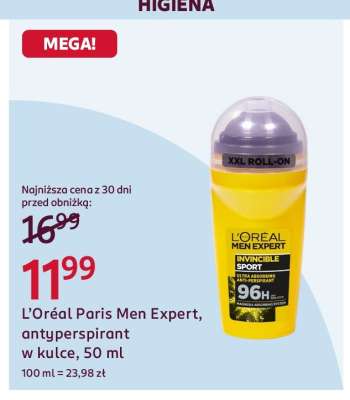 L’Oréal Paris Men Expert, antyperspirant w kulce, 50 ml