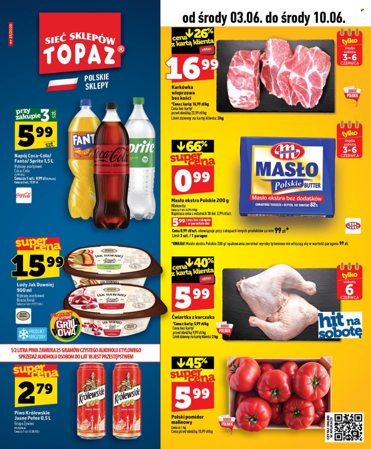 Gazetka Topaz - 3.6.2026. - 10.6.2026.. Strona 1