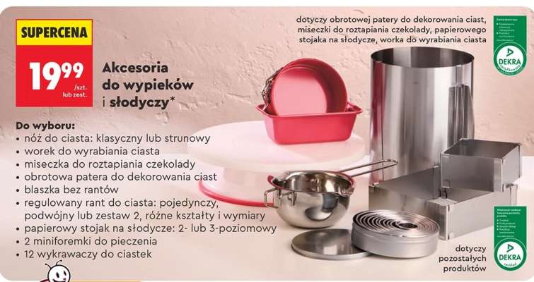 Akcesoria do wypieków i słodyczy