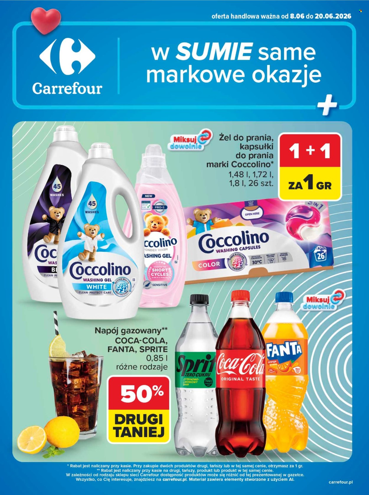 Gazetka Carrefour - 8.6.2026. - 20.6.2026.. Strona 1