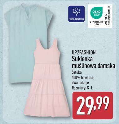 UP2FASHION Sukienka muślinowa damska