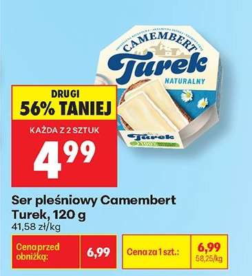 Ser pleśniowy Camembert Turek, 120 g