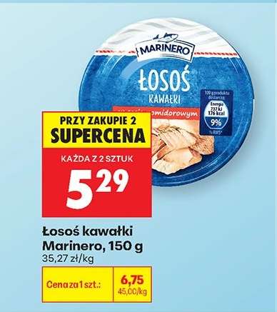 Łosoś kawałki Marinero, 150 g