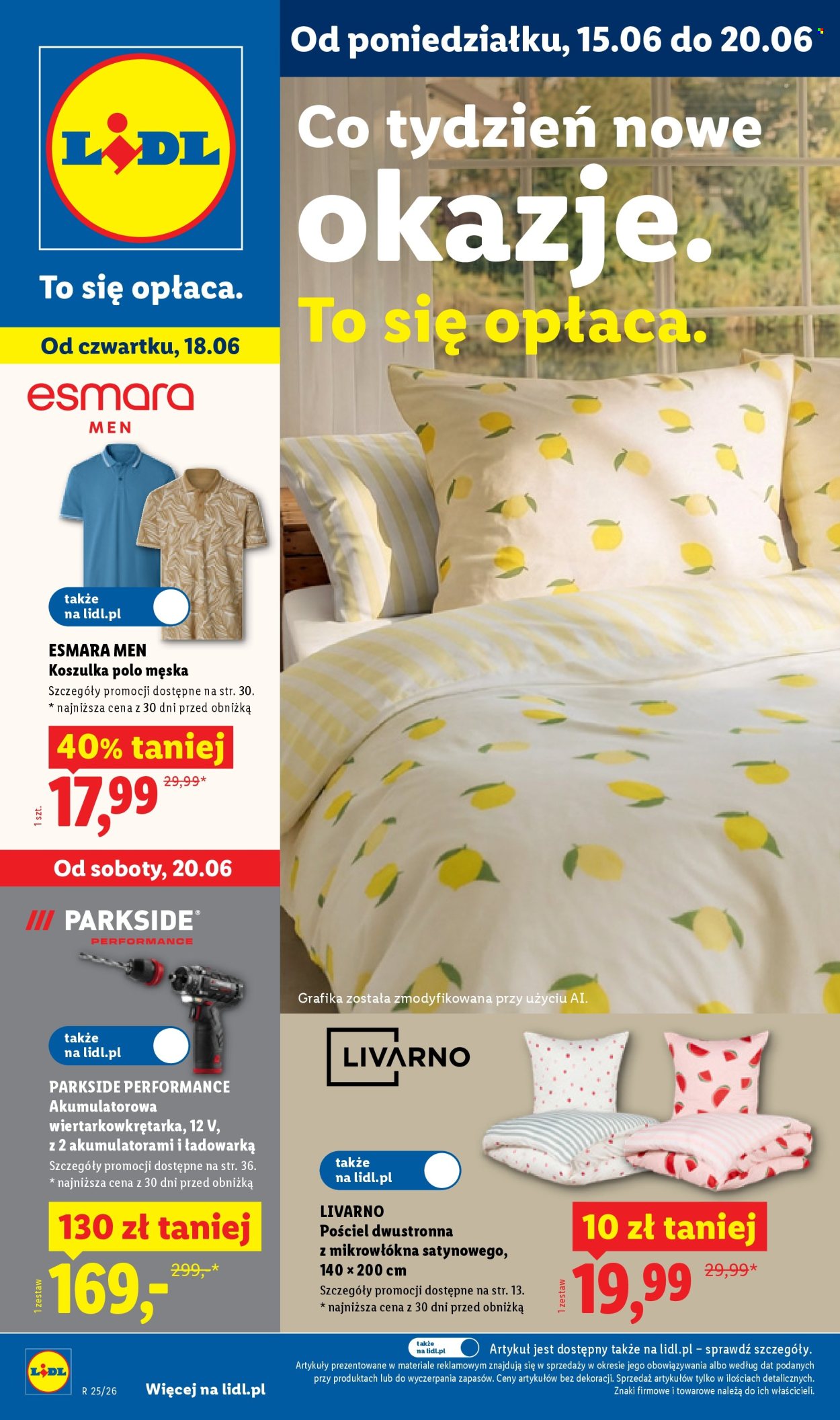 Gazetka Lidl - 15.6.2026. - 20.6.2026.. Strona 1