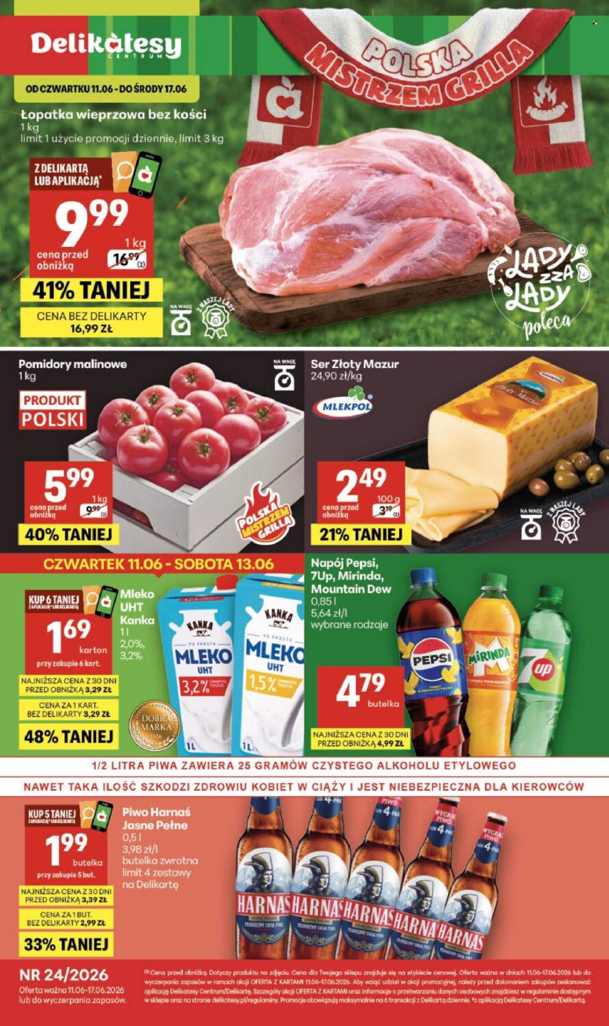 Gazetka Delikatesy Centrum - 11.6.2026. - 17.6.2026.. Strona 1