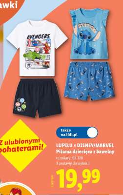 LUPILU x DISNEY/MARVEL Piżama dziecięca z bawełny