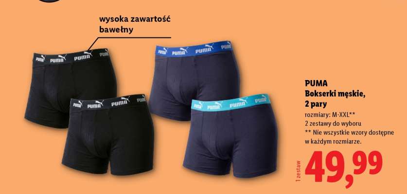PUMA Bokserki męskie, 2 pary