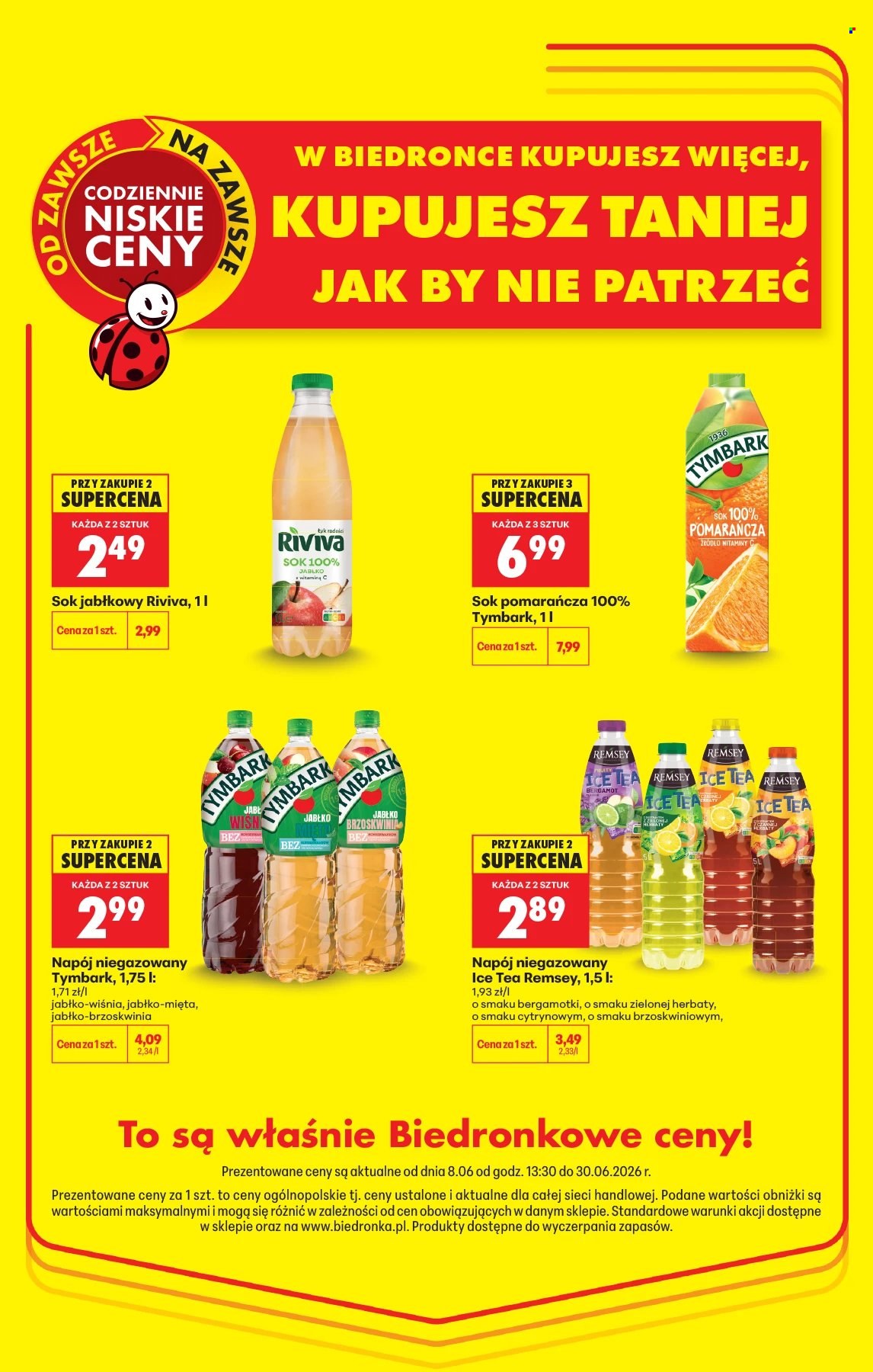 Gazetka Biedronka - 8.6.2026. - 30.6.2026.. Strona 1