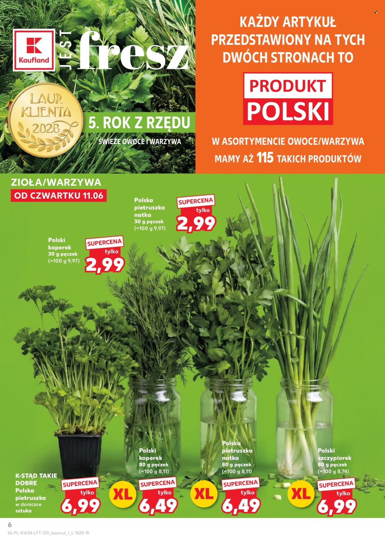 Gazetka Kaufland - 11.6.2026. - 17.6.2026.. Strona 6