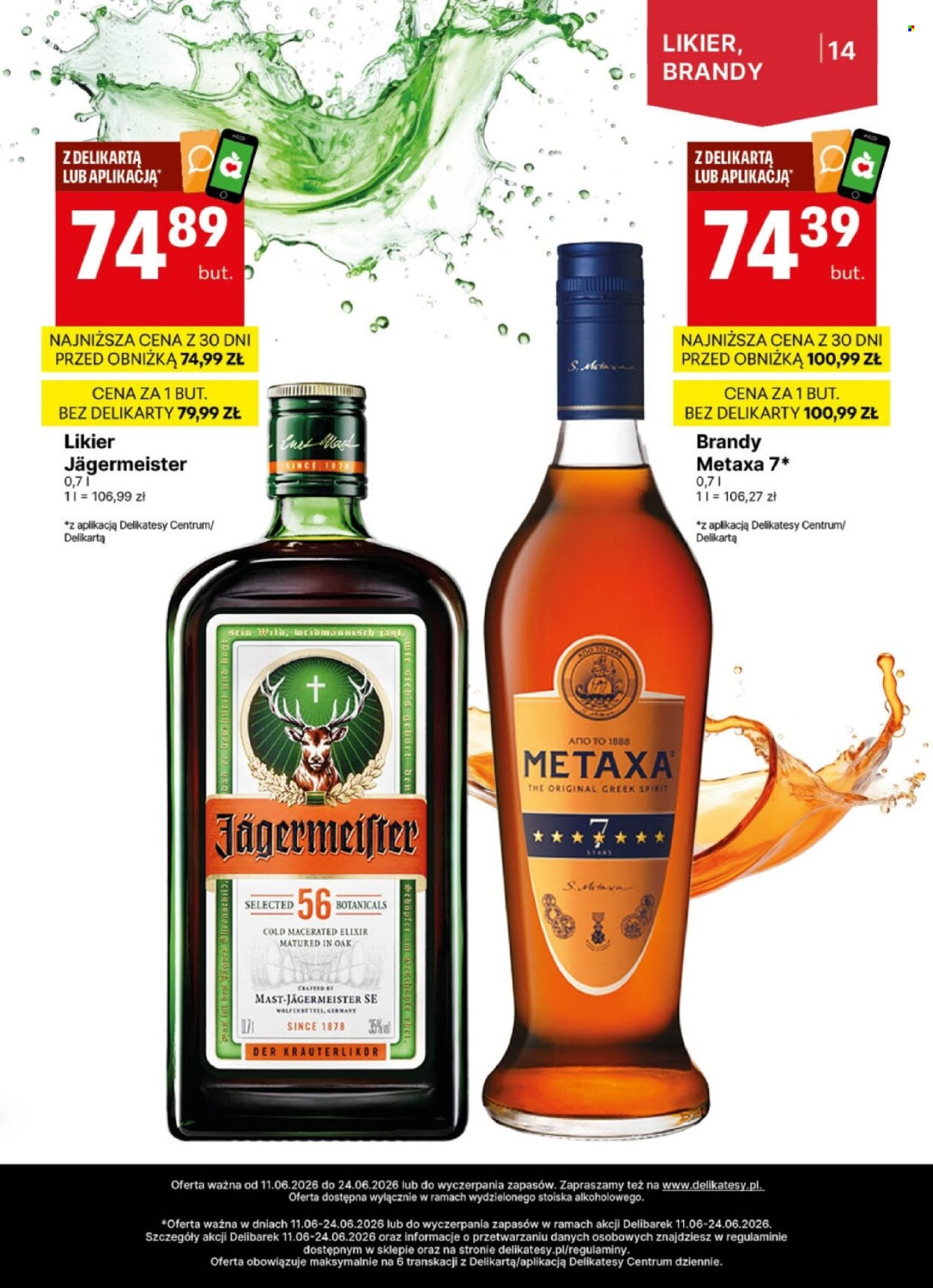 Gazetka Delikatesy Centrum - 11.6.2026. - 24.6.2026.. Strona 14