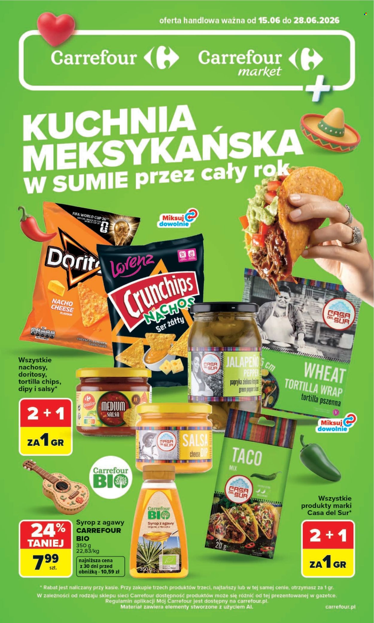 Gazetka Carrefour - 15.6.2026. - 28.6.2026.. Strona 1