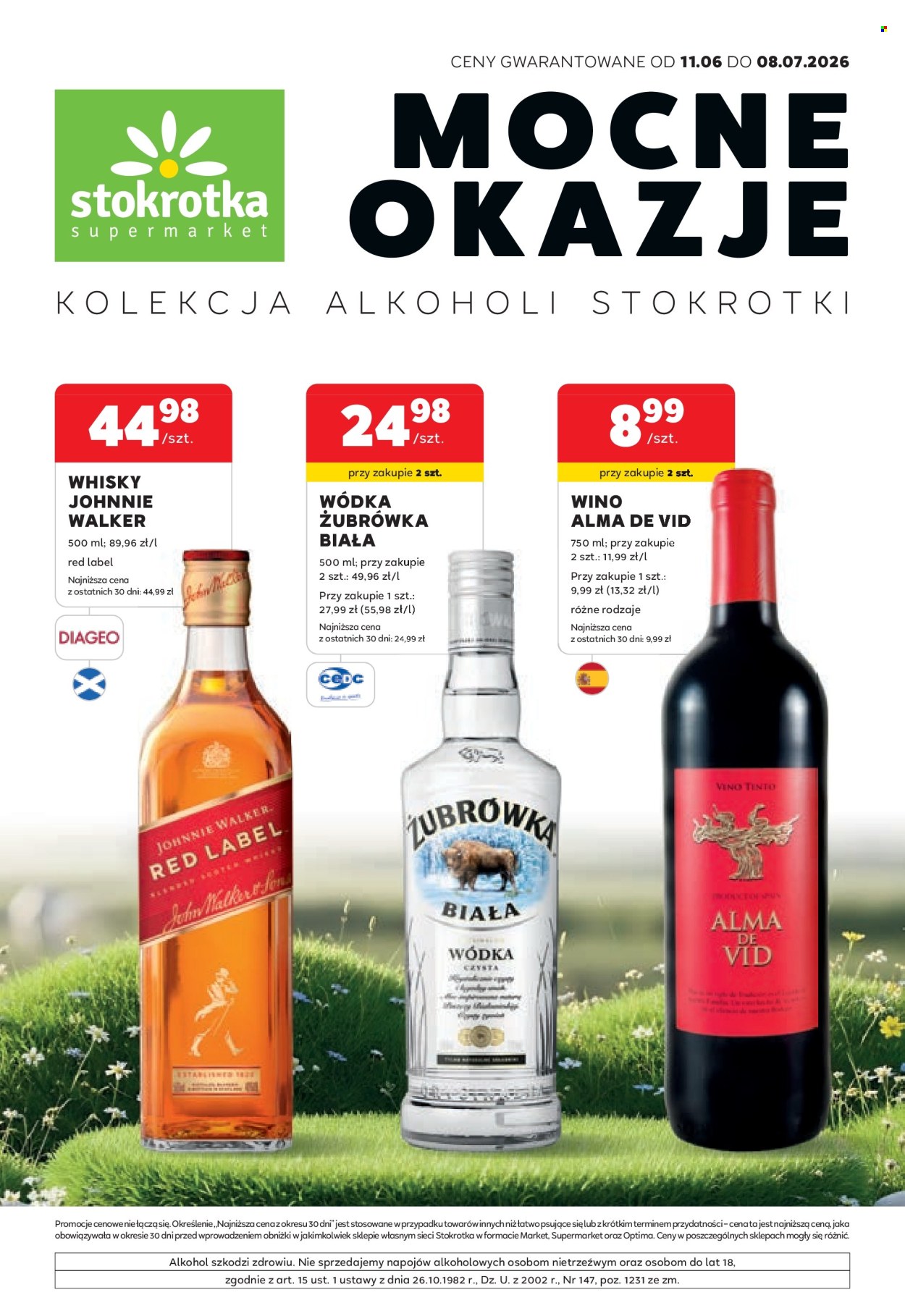 Gazetka Stokrotka Supermarket - 11.6.2026. - 8.7.2026.. Strona 1
