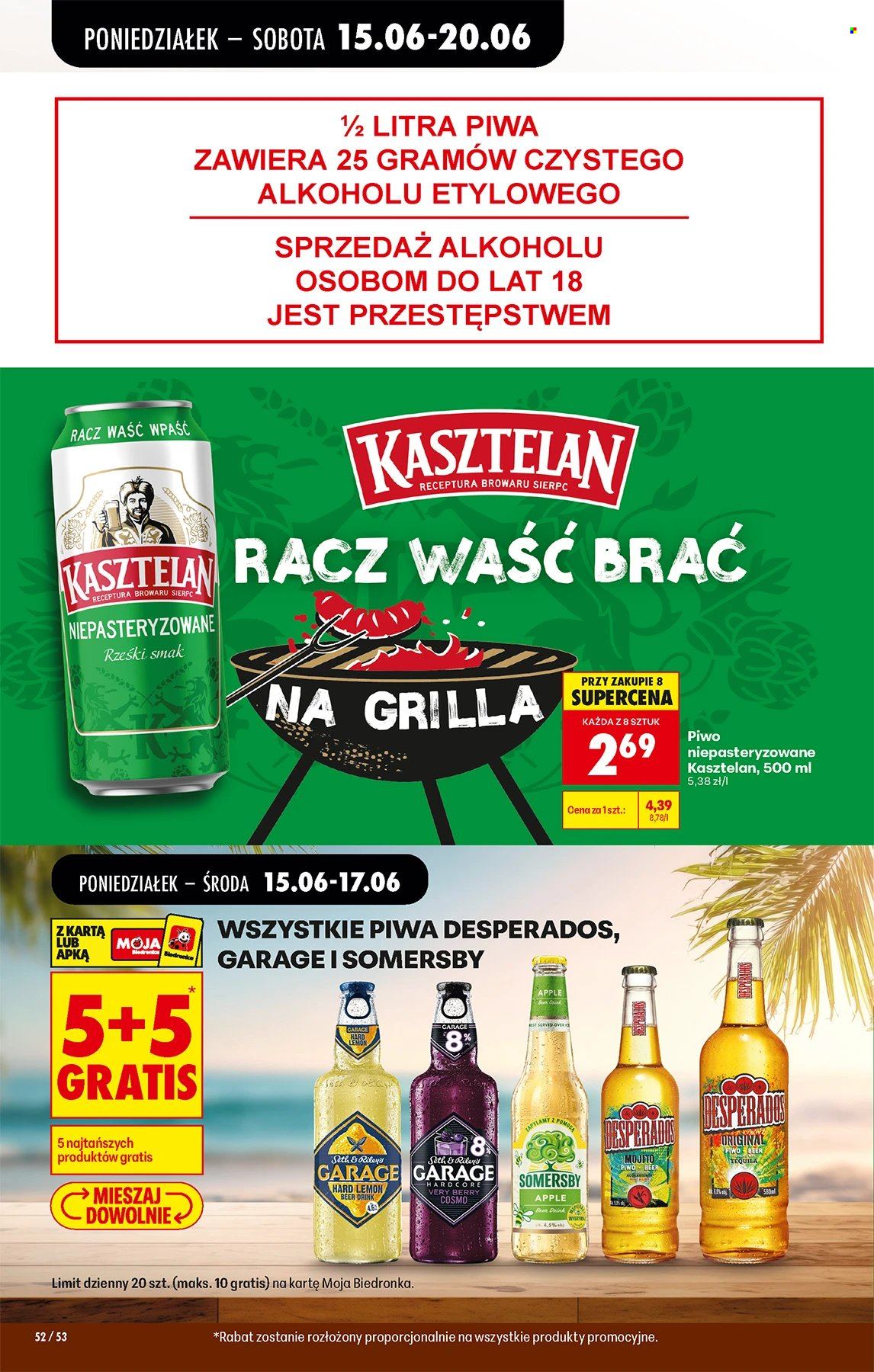 Gazetka Biedronka - 15.6.2026. - 20.6.2026.. Strona 52