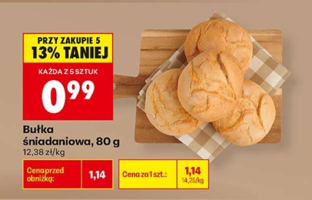 bułka śniadaniowa 80 g