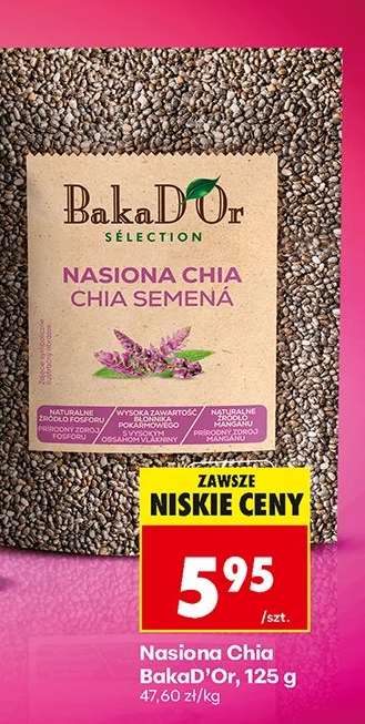 Nasiona Chia BakaD’Or, 125 g