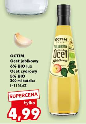 OCTIM Ocet jabłkowy 6% BIO lub Ocet cydrowy 5% BIO