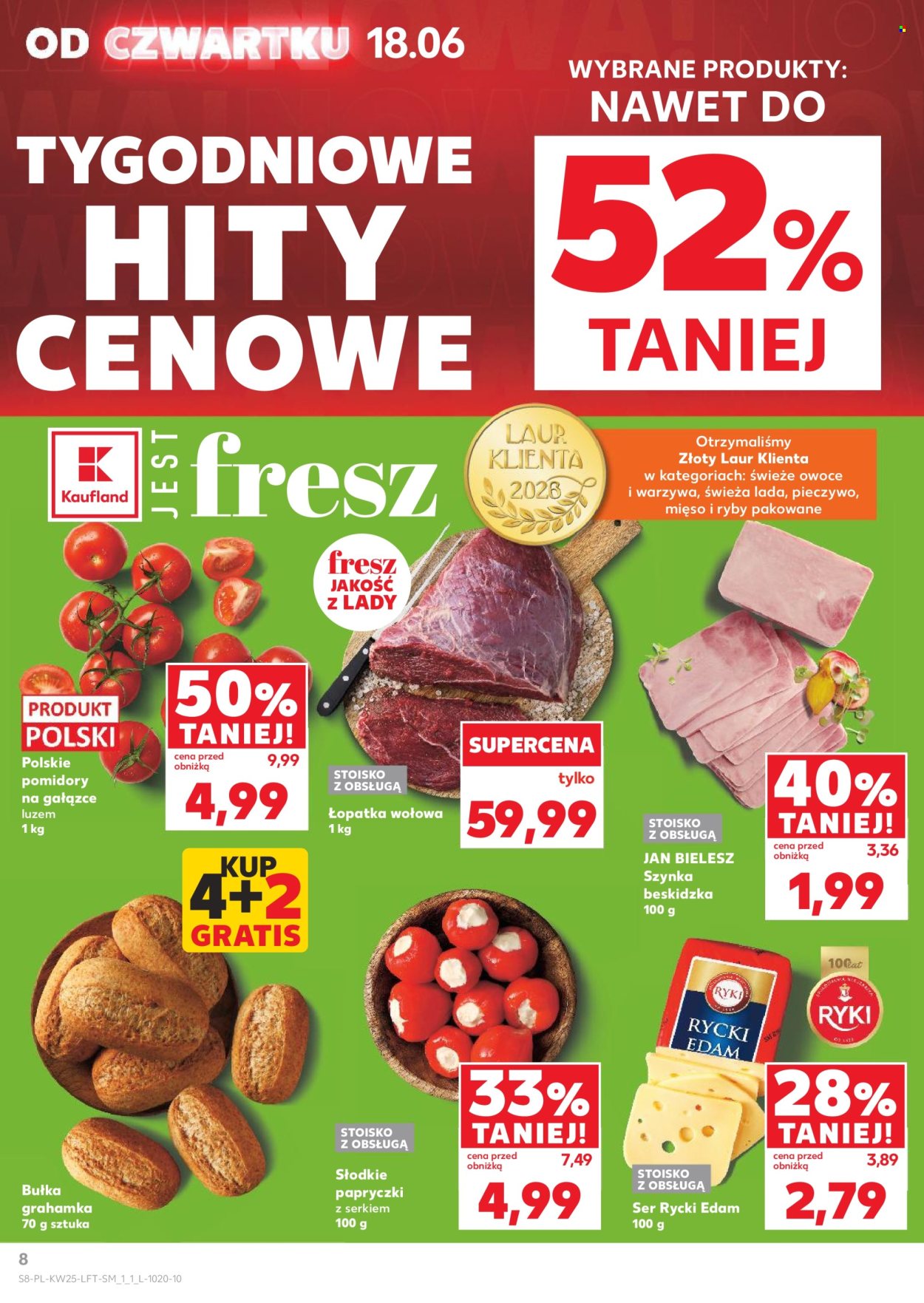 Gazetka Kaufland - 18.6.2026. - 24.6.2026.. Strona 8