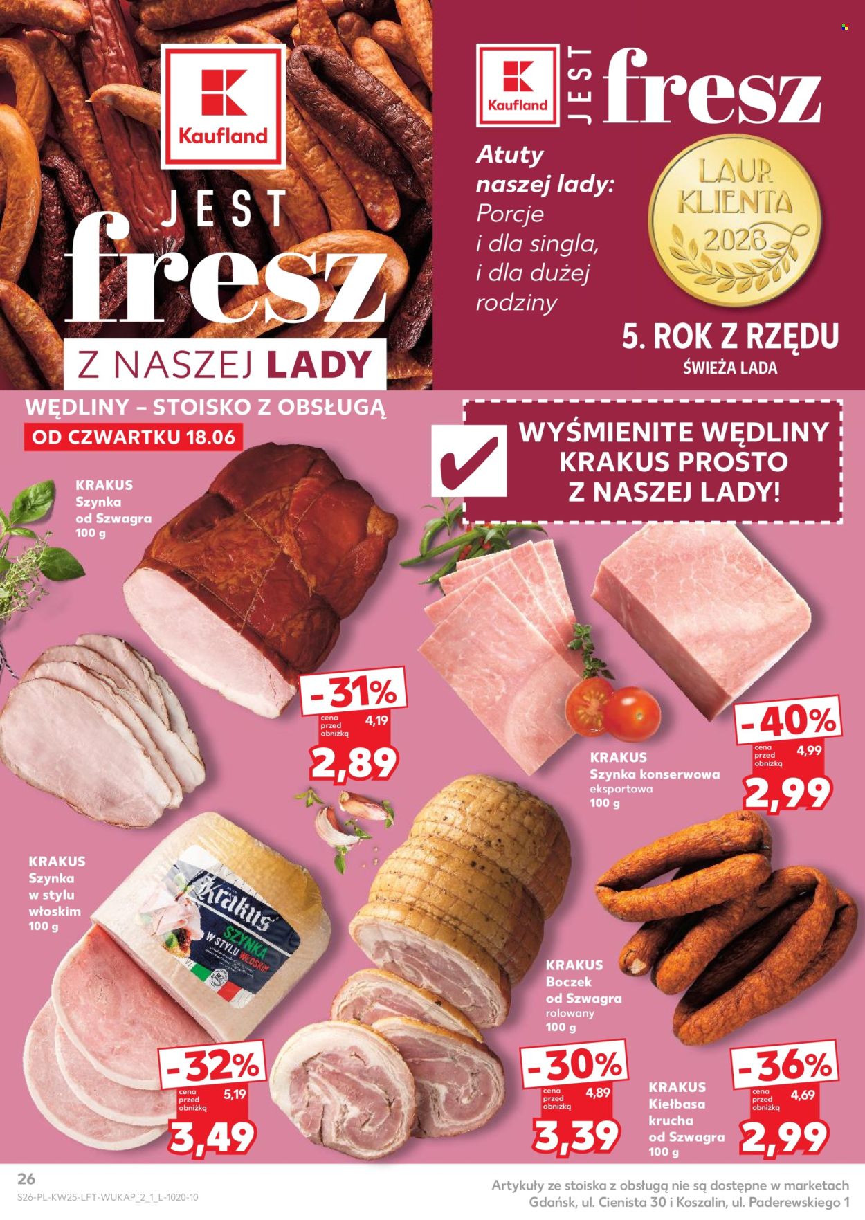 Gazetka Kaufland - 18.6.2026. - 24.6.2026.. Strona 26