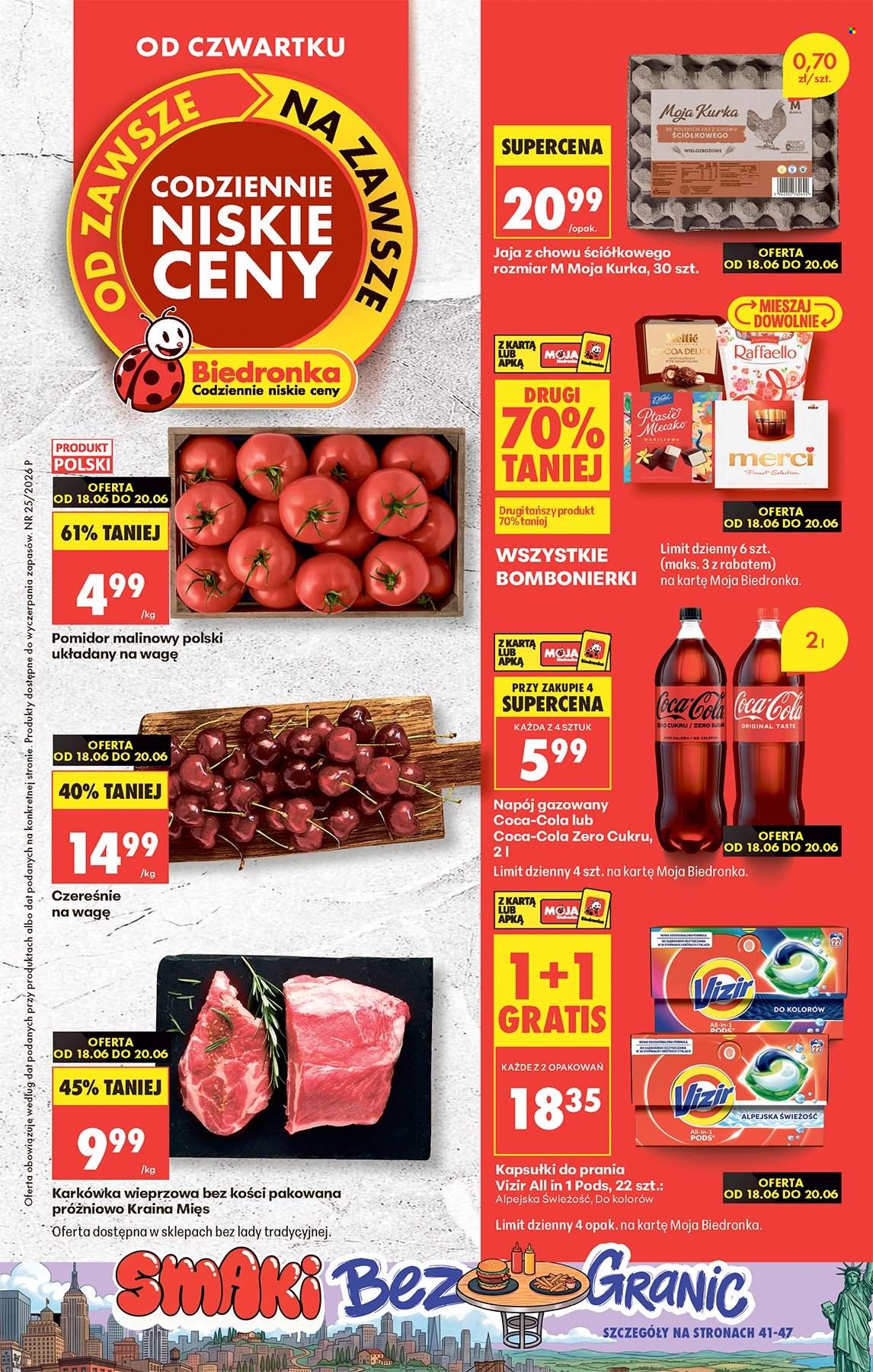 Gazetka Biedronka - 18.6.2026. - 24.6.2026.. Strona 1