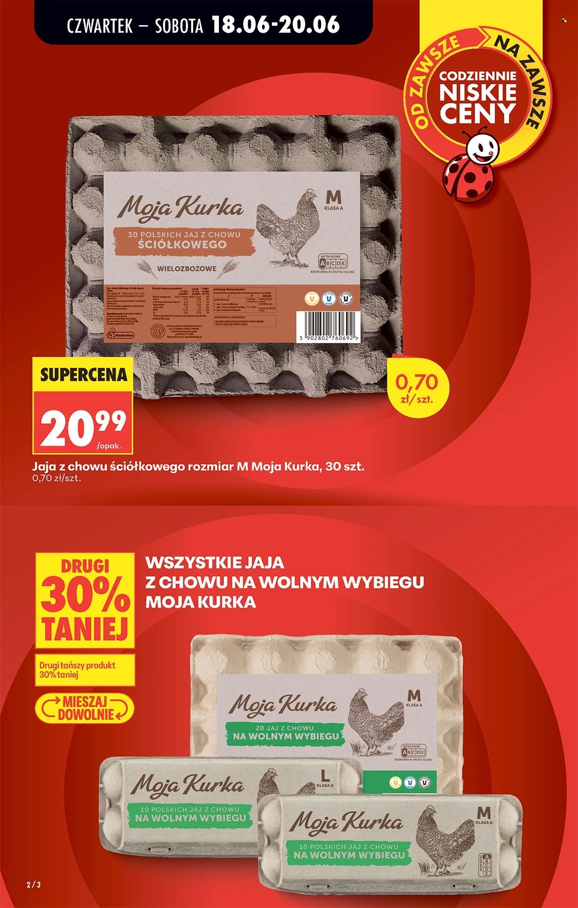 Gazetka Biedronka - 18.6.2026. - 24.6.2026.. Strona 2