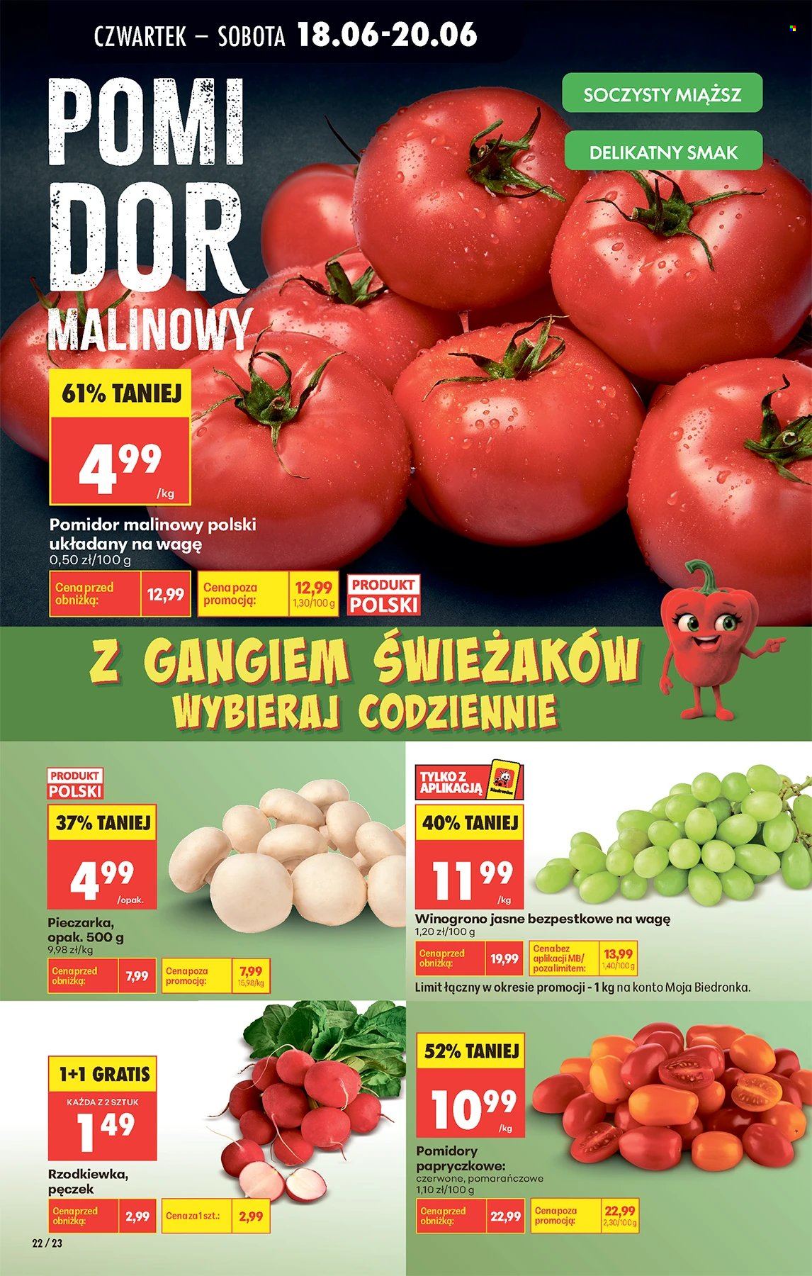 Gazetka Biedronka - 18.6.2026. - 24.6.2026.. Strona 22