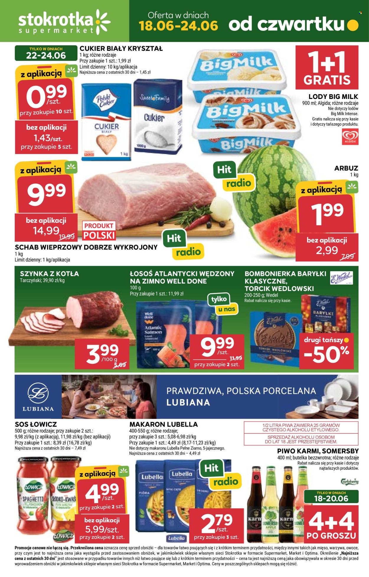 Gazetka Stokrotka Supermarket - 18.6.2026. - 24.6.2026.. Strona 1