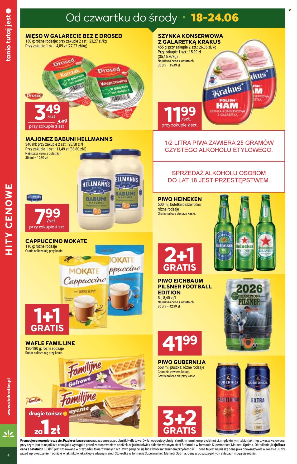 Gazetka Stokrotka Supermarket - 18.6.2026. - 24.6.2026.. Strona 4