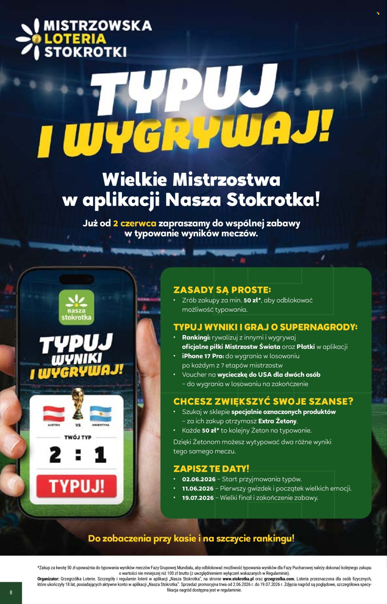 Gazetka Stokrotka Supermarket - 18.6.2026. - 24.6.2026.. Strona 8