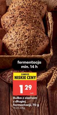 Bułka z ziarnem z długiej fermentacji, 70 g
