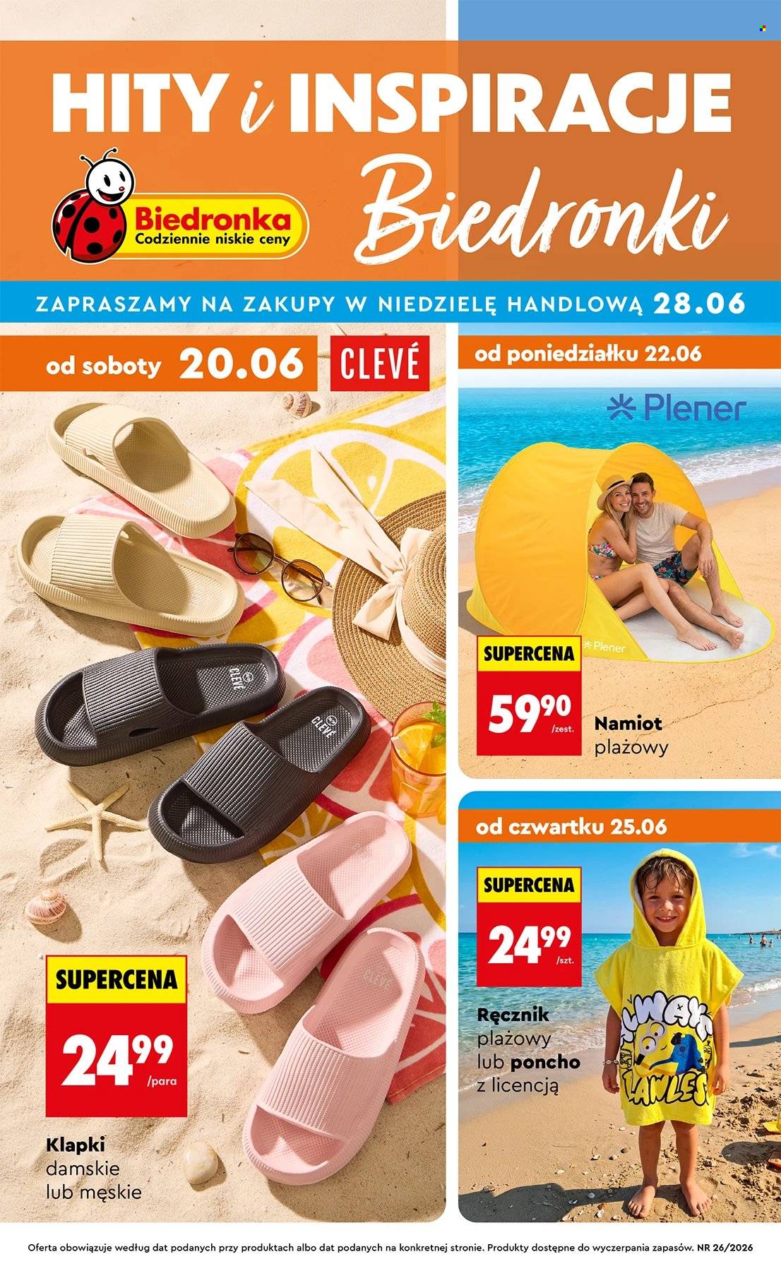Gazetka Biedronka - 20.6.2026. - 8.7.2026.. Strona 1