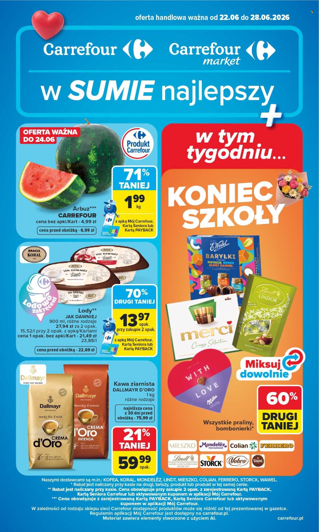 Gazetka Carrefour - 22.6.2026. - 28.6.2026.. Strona 1