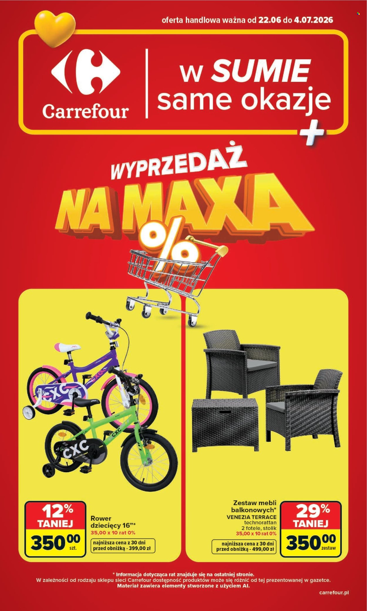 Gazetka Carrefour - 22.6.2026. - 4.7.2026.. Strona 1