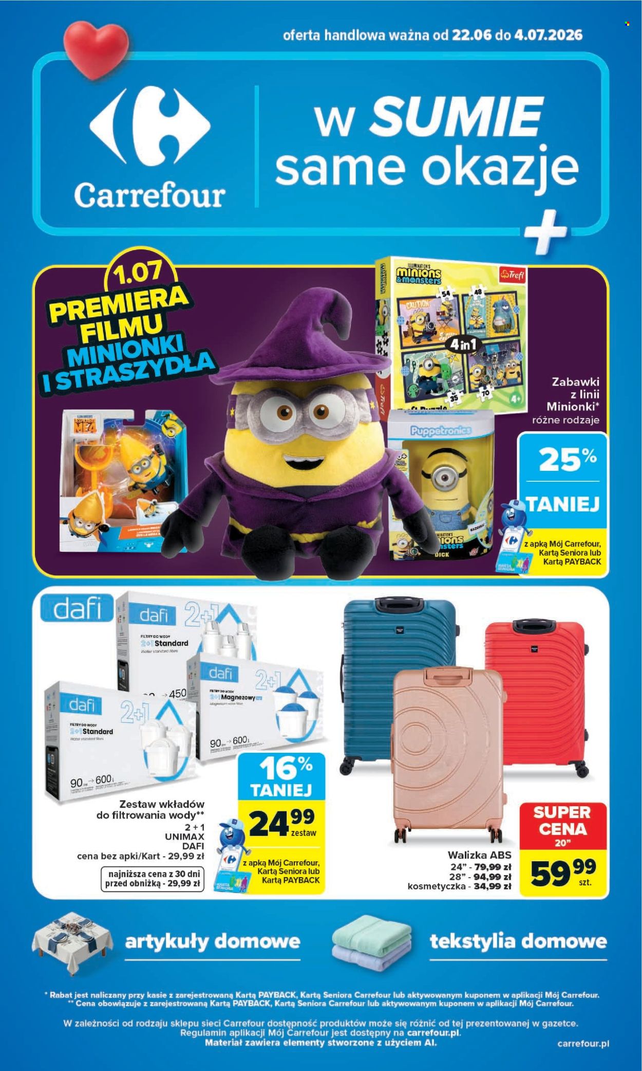 Gazetka Carrefour - 22.6.2026. - 4.7.2026.. Strona 1
