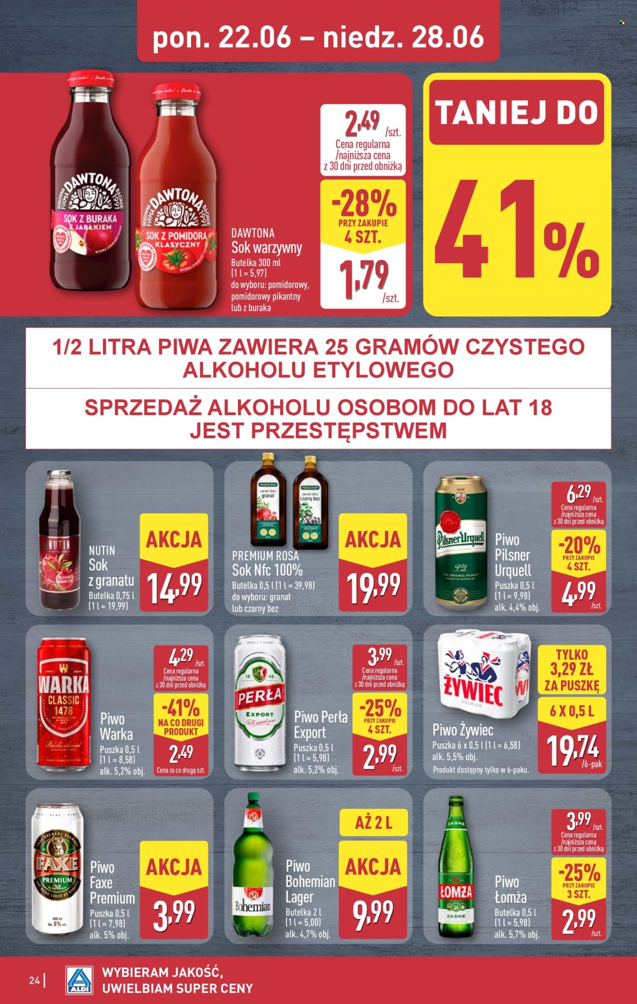 Gazetka ALDI - 22.6.2026. - 28.6.2026.. Strona 24