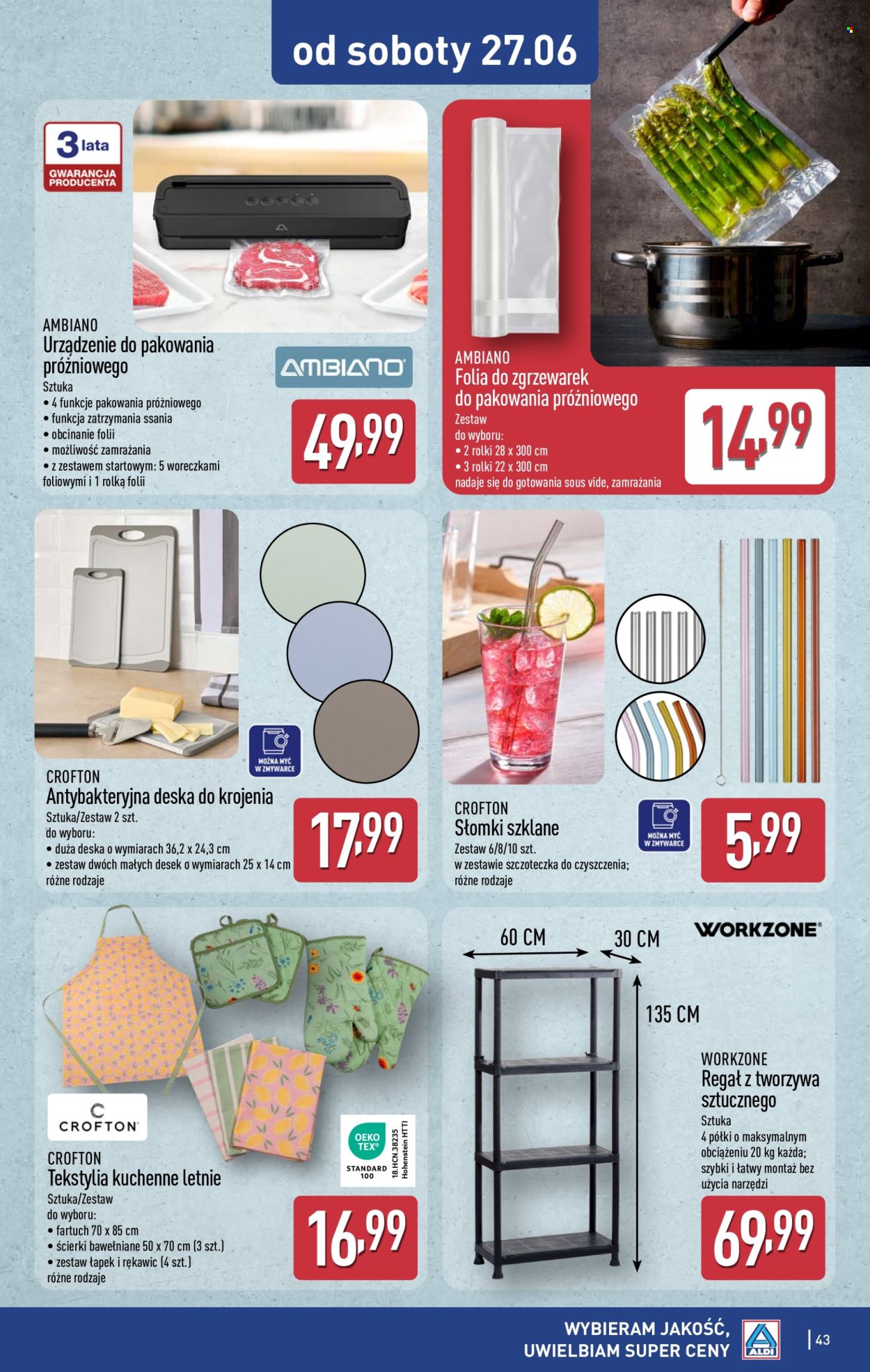Gazetka ALDI - 22.6.2026. - 28.6.2026.. Strona 43