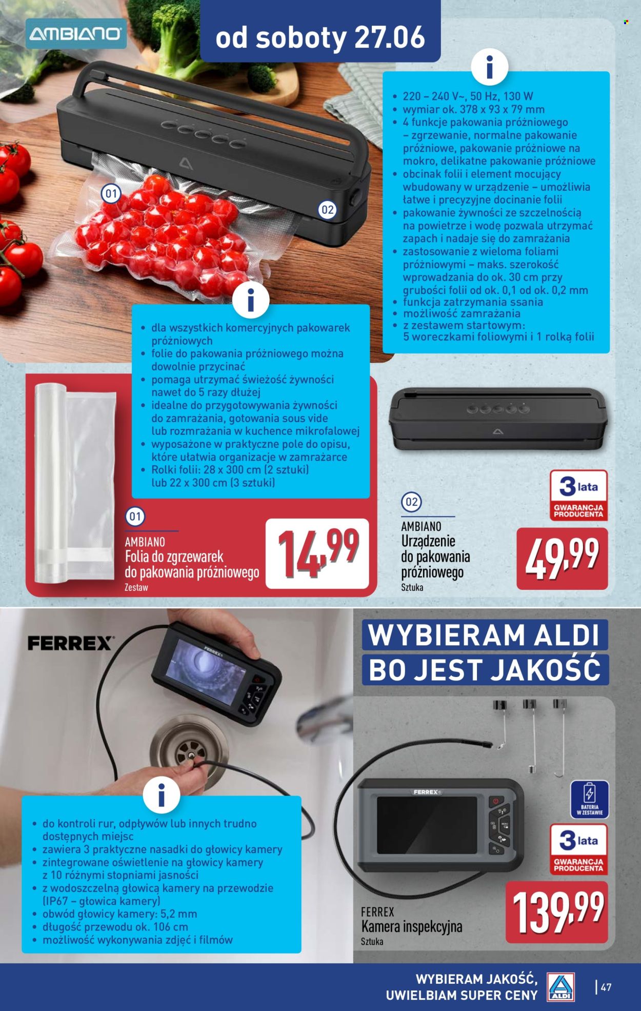 Gazetka ALDI - 22.6.2026. - 28.6.2026.. Strona 47