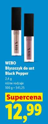 WIBO Błyszczyk do ust Black Pepper