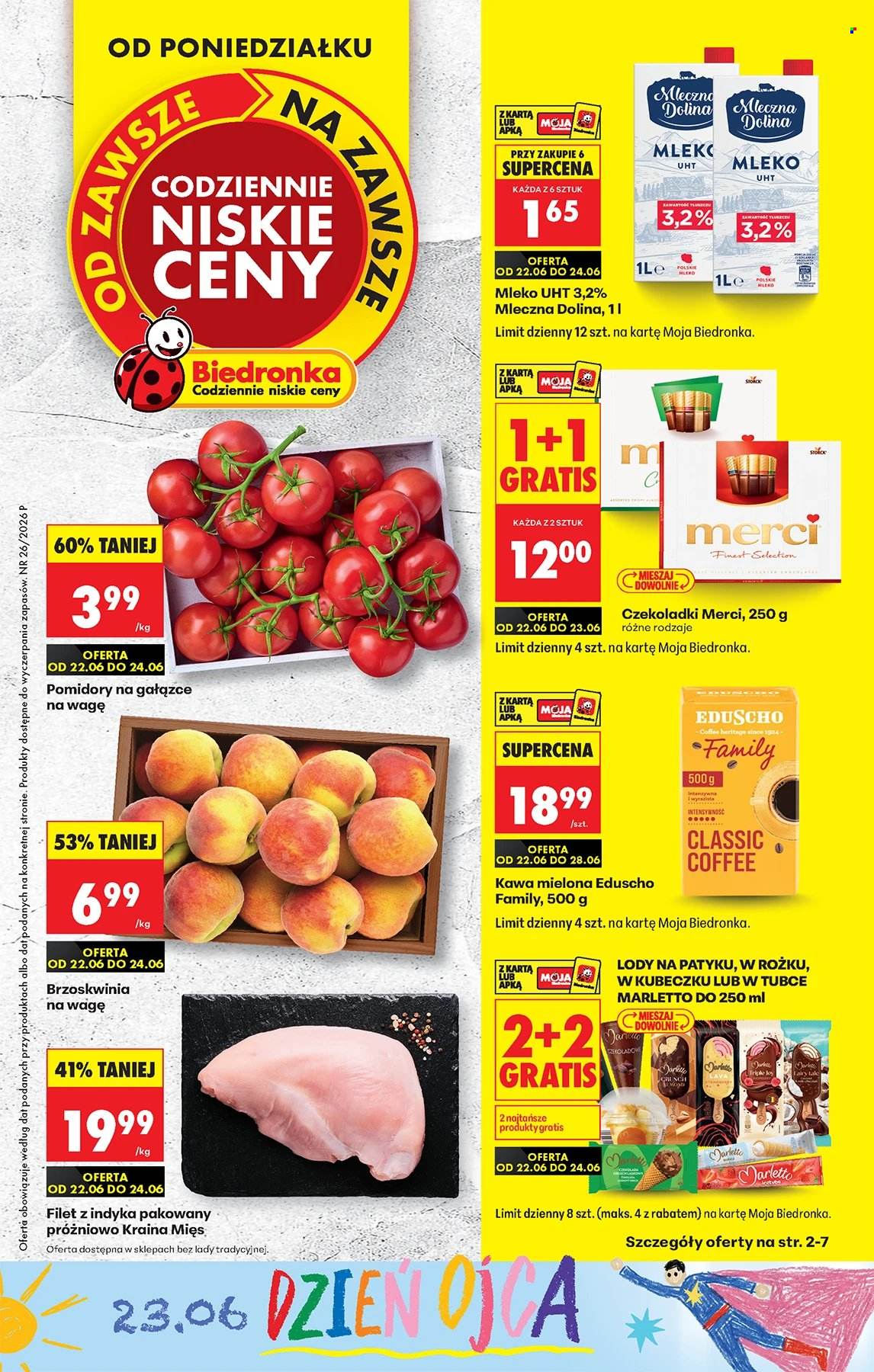 Gazetka Biedronka - 22.6.2026. - 28.6.2026.. Strona 1