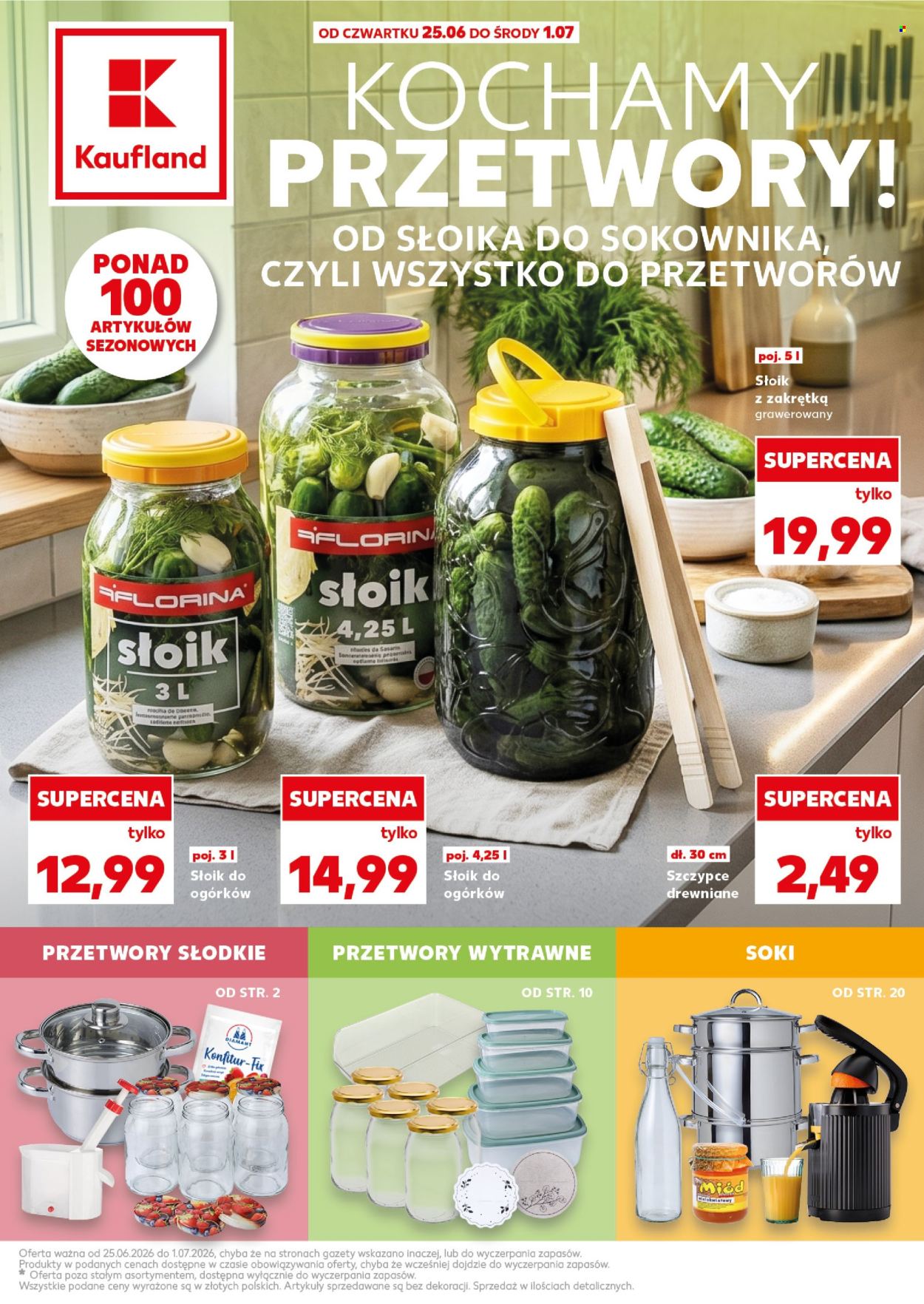 Gazetka Kaufland - 25.6.2026. - 1.7.2026.. Strona 1