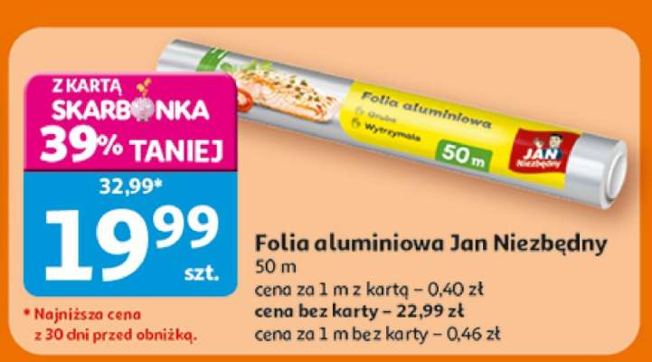 Folia aluminiowa Jan Niezbędny
