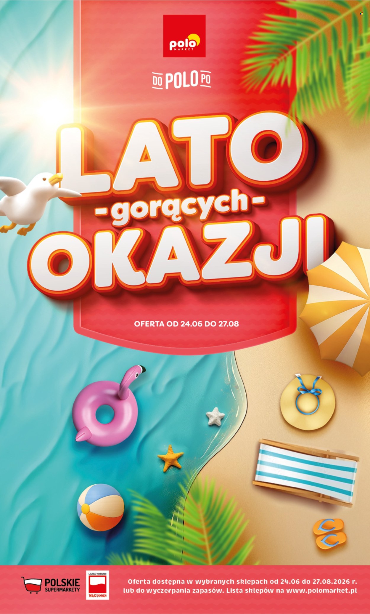 Gazetka Polomarket - 24.6.2026. - 27.8.2026.. Strona 1