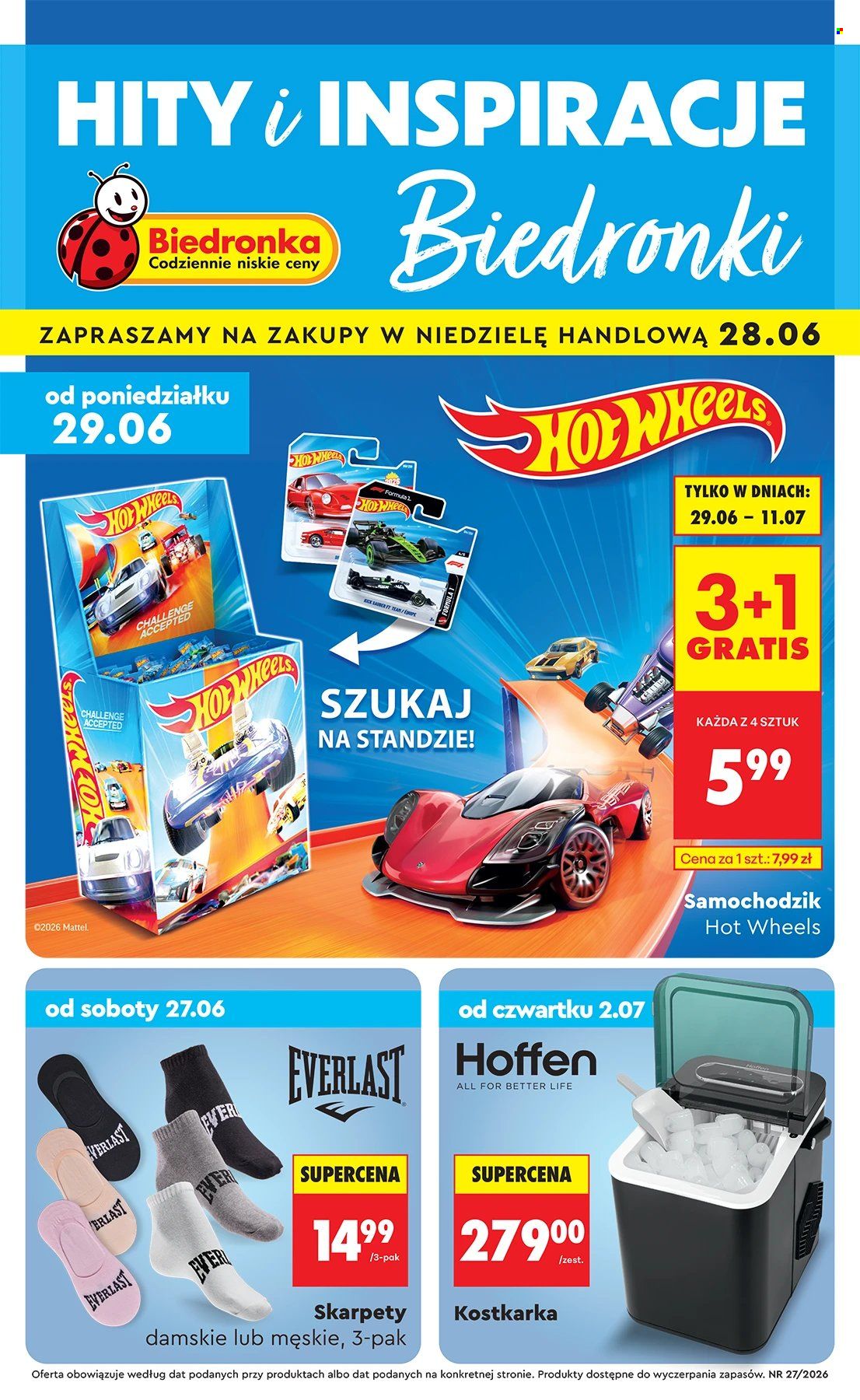 Gazetka Biedronka - 27.6.2026. - 15.7.2026.. Strona 1