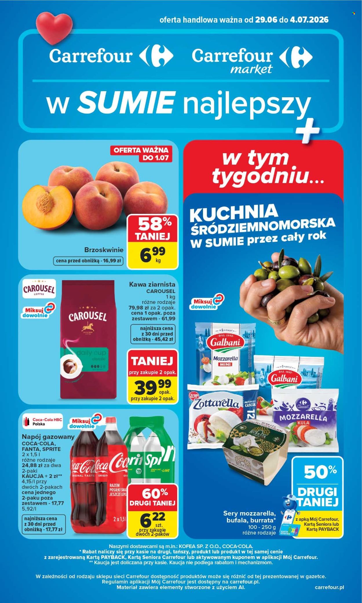 Gazetka Carrefour - 29.6.2026. - 4.7.2026.. Strona 1