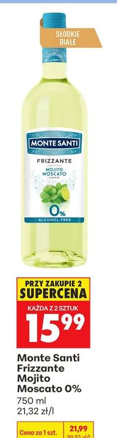 Monte Santi Frizzante Mojito Moscato 0%