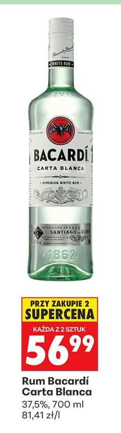 RUM BACARDI CARTA BLANCA